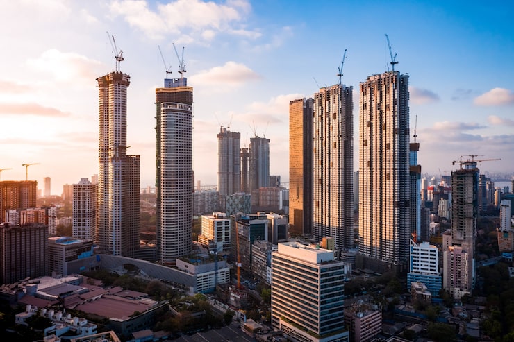 High-rise apartments near an IT hub, chosen as the best place to invest for rental income.